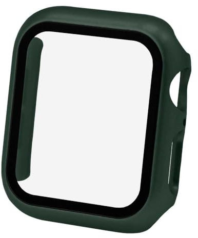 OcioDual Custodia Protettiva Compatibile con Apple Watch Series 4/5/6 SE 40 mm I Ultra Sottile a Protezione Completa, Resistente ai Graffi e Alle Cadute-Verde Scuro