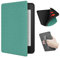 ERUNTO Hülle für 6 Zoll Kindle (Released in 2022 and 2024), TPU Cover mit Stoffstruktur und Handgürtel auf der Rückseite, Magnetische Shell Cover mit Smart Wake-up/Sleep-Funktion(Grün)