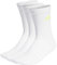 adidas Unisex - Adulto Cushioned Crew Socks 3 Pairs, White / Lucid Cyan / Lucid Lemon / Lucid Pink, 48-51