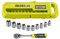 RYOBI - Coffret 11 pcs - 10 douilles 1/4'' et tournevis - RHRS11PC