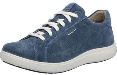 Josef Seibel Damen Low-Top Sneaker Megan 07,Weite G (Normal),Wechselfußbett,Laufschuhe,schnürschuhe,schnürer,Business,Shark,40 EU