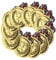 HANABASS 40 Stk Weihnachts spiele Gold pokale für kinder für kinder vergibt Trophäe Medaillen Spielzeug Spielzeuge Kinderspielzeug Kindermedaillen mit Lanyards Partyspielzeug Abs