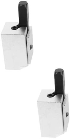 WHAMVOX 2 Pièces ciseaux à bois pour le travail du bois photo frame outils de precision ossature bois outil pour couper carré ciseau à mortaise burin pour serrure de porte Silver