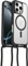 OtterBox React Series Necklace MagSafe Case for iPhone 16 Pro, Ultra-Slim, Protective Case with Adjustable and Detachable Necklace Strap, Tested to Military Standard, Clear/Black
