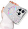 Case for iPhone 13 Pro Max, Phone Case [Compatible with MagSafe] Diamond Glitter Scratch Resistant Sparkle Bling Soft Skin Silicone [Protective Case] Case Cover for iPhone 13 Pro Max - Silver