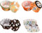 JINJUMEI 400 Pezzi Pirottini per Muffin, Pirottini Carta Forno in Zucca Scheletro e Ragno Pirottini Confetti, Halloween Pirottini per Muffin Carta per la Cottura in Famiglia Feste, Riunioni, Cucina