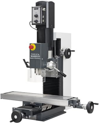 WABECO Fräsmaschine F1420 LF HS MK2 mit Kugelrollspindeln XYZ-Achse 2,5 kW Arbeitstisch 700x180 mm Made in Germany