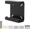 Metal Mini PC Mount for Beelink SER6, SER8, EQR6, EQi12 Mini PC - VESA Mount/Wall Mount/Under Desk - Black, Easy Installation - with Velcro Strap for Cable Organisation