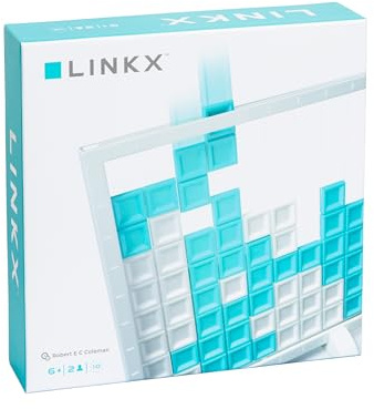 Blue Orange Linkx – Gesellschaftsspiel abstrakt – Strategik und Denkvermögen – 2 Spieler – ideal zum Spielen als Paar oder mit Kindern – ab 6 Jahren