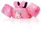 MoKo Kinder Schwimmflügel, Cartoon Schwimmjacke mit Y-förmigem Design, Sicherheitsgurte & Notfallpfeife Für Jungen & Mädchen 9-22,6 KG, Rosa & Einhorn