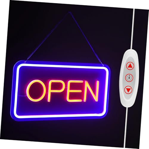 Veemoon 1 Ensemble De Panneaux Lumineux Décoratifs Pour Entreprises Panneau Lumineux Ouvert Panneau Extérieur Au Néon Ouvert Panneau Ouvert Au Néon Panneau Ouvert Pour Fenêtre