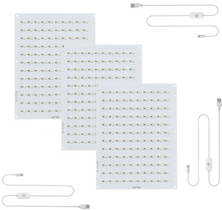 3x CMYK-LED-Rücklichtplatinen-Kit FAZ007 für Bambus Lab Makerworld-Zubehör