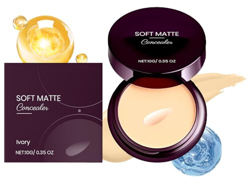 dewdat Soft Concealer Vollständige Abdeckung,Lang anhaltender wasserfester Abdeckstift - Lang anhaltende leichte 10G wasserfeste Creme für Morgen Reise Outdoor Alltag