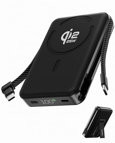 KU XIU Qi2.2 Powerbank für MagSafe, Festkörper Power Bank 10000mAh