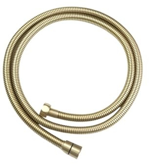1 Stück Edelstahl-Brauseschlauch – 150 cm Badezimmerarmatur(Brushed Gold)