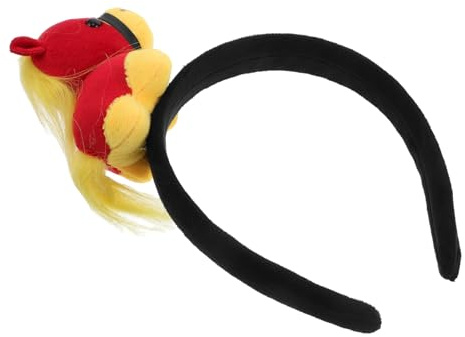 WEKADRIN Cartoon Sternzeichen Pferd Stirnband Haarschmuck Für Pferde Cosplay Niedliche Kostüm Kopfbedeckung Haarreif Zum Waschen Von Gesicht Und Haaren Cartoon Stirnband Für Damen