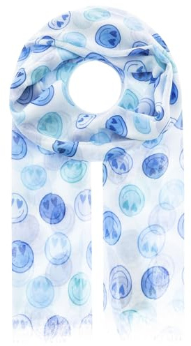 Zwillingsherz Damen Schal Damen Bunt gemustert Muster Trend leichter Frauenschal Accessoire leichter Schals und Tücher modischer Begleiter Frühling Sommer Herbst Winter