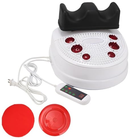 JXUANMM Appareil de Massage des Pieds, Appareil de Massage Chi pour la Circulation Sanguine et Le Bien-être, à Bascule physiothérapie Pieds Jambes, soulage Fatigue BlackA