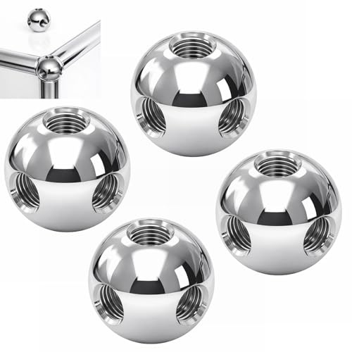 Kugel Für USM Haller Verbindung Rohr & Konnektor Verbinder System Connector, Metall USM Haller Konnektor Ersatzkugel (4 Stück)