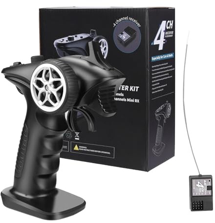 Mando a distancia y receptor RC, control de respuesta rápida, transmisores fuertes contra interferencias, sistemas de canal FHSS 67 a prueba de agua, kits de frecuencia de radio de espectro extendido