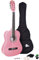 Akustikgitarren-Set (3/4-Größe, für Kinder von 9-12 Jahren, inkl. Tasche, Gurt, Plektren, Stimmpfeifen 3/4 size rose