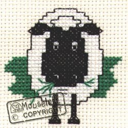 Mouseloft Mini Cross Stitch Kit - Farmyard Sheep, Stitchlets Collection