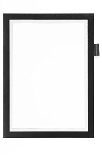 Durable Info-Rahmen Duraframe Note (A4, mit Magnetverschluss und Stifthalter) 1 Stück, schwarz, 499301