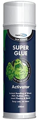 Bond It 400ml superglue ACTIVATOR Accelerator Adhesive Glue Instant Super