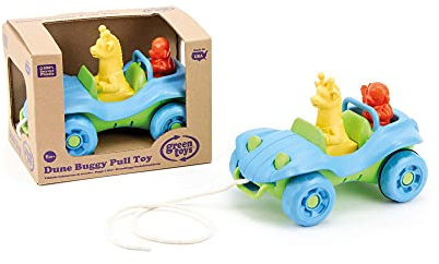 Green Toys 8601308 Buggy-Auto Nachziehspielzeug, nachhaltiges Lernspielzeug für Babys und Kleinkinder ab 6 Monaten