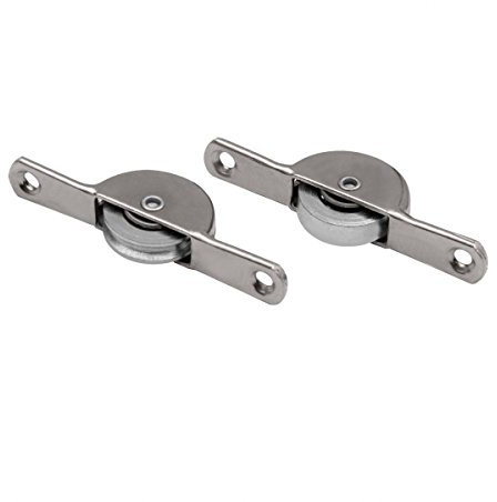 Laufrolle Stahl Rollwagen Schiebetürbeschlag Holz Schiebetür Rolle 29-05 (Form: Flach, 55mm)
