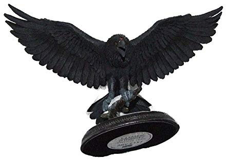 Eaglemoss TRES OJOS RAVEN Figura Rara Resina de Juego de Tronos 18cm Edición Limitada Serie Original HBO