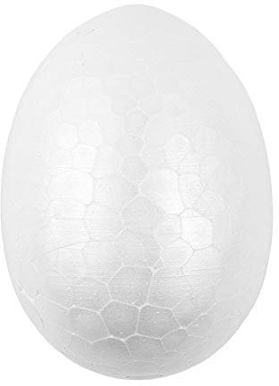 Ideen mit Herz Styropor-Eier, 6cm hoch, Ø 4cm, 50 Stück