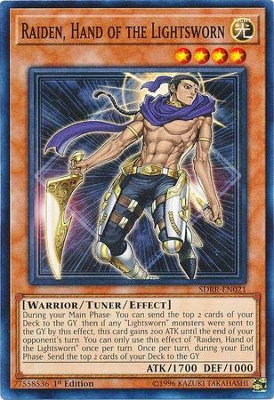 Yu-Gi-Oh! - Raiden, Hand der Lichtsworte - SDRR-EN021 - Gemeinsam - 1. Auflage - Structure Deck: Rokket Revolt