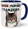 Werbetreff Gera Keramiktasse mit Name & Motiv Morgenmuffel - Bedruckt & Personalisiert - Witzige Tasse mit Katze - Geschenk-Idee für Büro & Kollegen