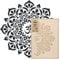 NAKLEO Mandala Große Malschablonen Durchmesser 59 cm - M, Tibetischer Kreis OM Geometrisches Ornament, Wiederverwendbare Kunststoff Wandschablone DIY Handwerk, Holz Möbel Boden Stoff