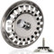 Cesta de tamiz de Fregadero, Ø 80 mm, 32-61 mm Tornillo, Altura Ajustable, Clavija de Espiga Ø 7,8 mm, Color Plata, tapón tamiz Fregadero de Acero Inoxidable, colador de Drenaje de fregaderos Cocina