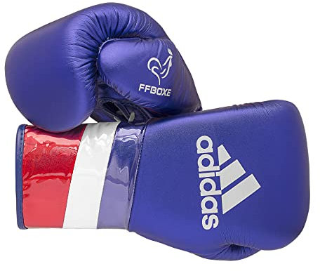 adidas Speed 500 Pro - Guantes de boxeo - Guantes de entrenamiento de cuero genuino para hombres y mujeres, bolsa pesada con cordones y guantes de kickboxing