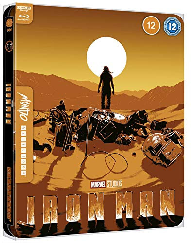 IRON MAN 4K ULTRA HD LIMITED COLLECTOR`S EDITION MONDO ART #44 STEELBOOK / REGION FREE / INCLUDES BLU RAY