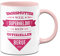 Tassenbrennerei Tasse mit Spruch Tagesmutter weil Superheldin kein offizieller Beruf ist - Lustige Kaffeetasse als Geschenk (Rosa, Tagesmutter)