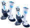 HMWIWAR Basketball-Socken für Herren und Jungen, Basketball-Team, Glückszahl, Sport-Star-Socken für Kinder und Erwachsene, 2 Paar, 12-jm, 5.5-11.5