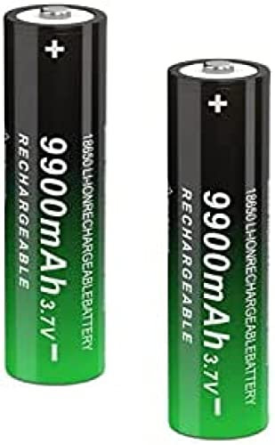 Rechargeable Battery Rechargeable I86SO Battery 3.7 Volt 9900mAh For Speakers,Digital Cameras, Radios.,2 Pcs