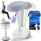 Dynaseat Ergonomischer Hocker höhenverstellbar zum Sitzen & Stehen (Weiß, 65-85 Variante) - Sitzhocker Bürohocker ergonomisch - Schreibtischhocker mit Schwingeffekt - Stehhilfe