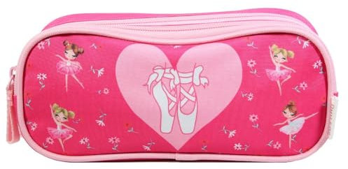 Bagtrotter Trousse Scolaire 2 Compartiments Phileas Rose Danseuses