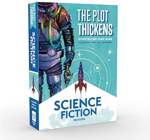 Bright Eye Games - The Plot Thickens Sci Fi - Cardgame - Starting from 14 Years Old - 3-4 Players - English