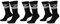 Nike 9 Paar Everyday Essential Tennissocken Socken Sportsocken Unisex DX5089 Prime, Farbe:3 x Schwarz - Weiss, Socken Neu:34-38