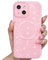 Svanove Glitter Case for iPhone 13 Phone Case Magnetic Compatible with Magsafe, Sparkle Bling Shiny Cute Girly Design, Aesthetic Slim Soft TPU Mag Cover for Women Girl, Light Pink