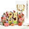 CNLITIHEKA 85th Pop Up Geburtstagskarte für Frauen, Alles Gute zum 85. Geburtstag Karte für Mama, 3D Blume Geburtstag Grußkarten für Frau, 85th Jahr alte Geburtstagskarte für Großmutter mit Umschlag.
