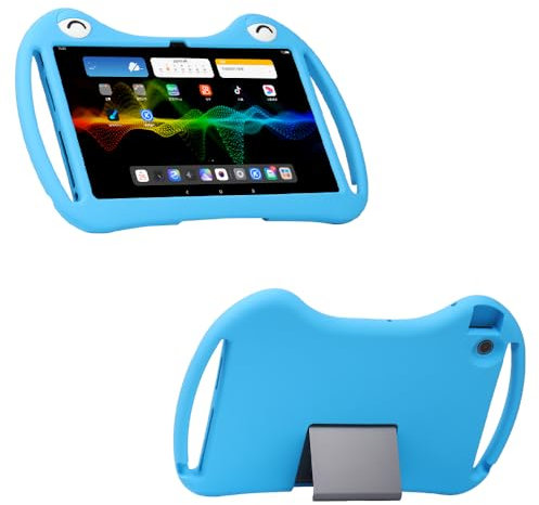 Funda compatible con tablet Fro Lenovo Tab Plus de 11.5 pulgadas (2024) con 4 bolsas de aire (TB351FU), funda plegable de silicona para niños, diseño grueso anticaídas (azul)