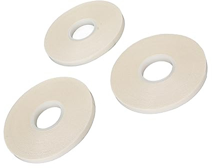 Ruban Soluble dans L'eau Double Face pour la Couture de Courtepointes et D'artisanat 3 Rouleaux de 16 Mètres Chacun Ruban à Coudre Lavable, Idéal pour la Couture à Domicile et
