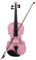Anfänger Violin 4/4 Akustische Violine Aus Massivem Holz In Voller Größe Weiß/blau/rosa Geige Für Violinanfänger Mit Bogen Und Koffer(Pink)